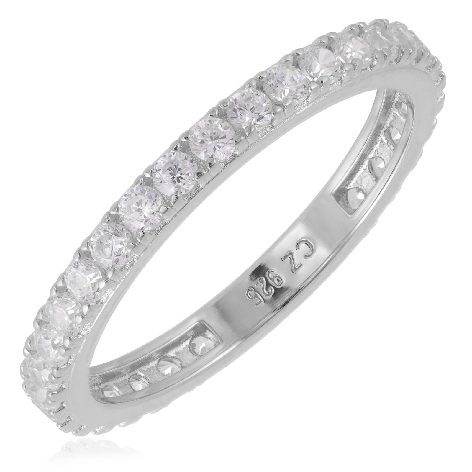 Diamonique 0.8ct tw Eternity Ring