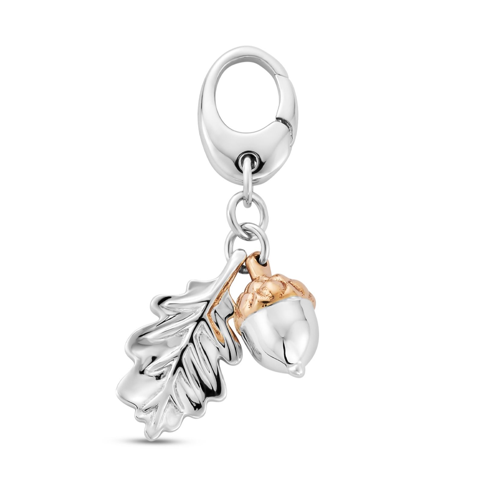Clogau Insignia Sterling Silver Oak Leaf Charm
