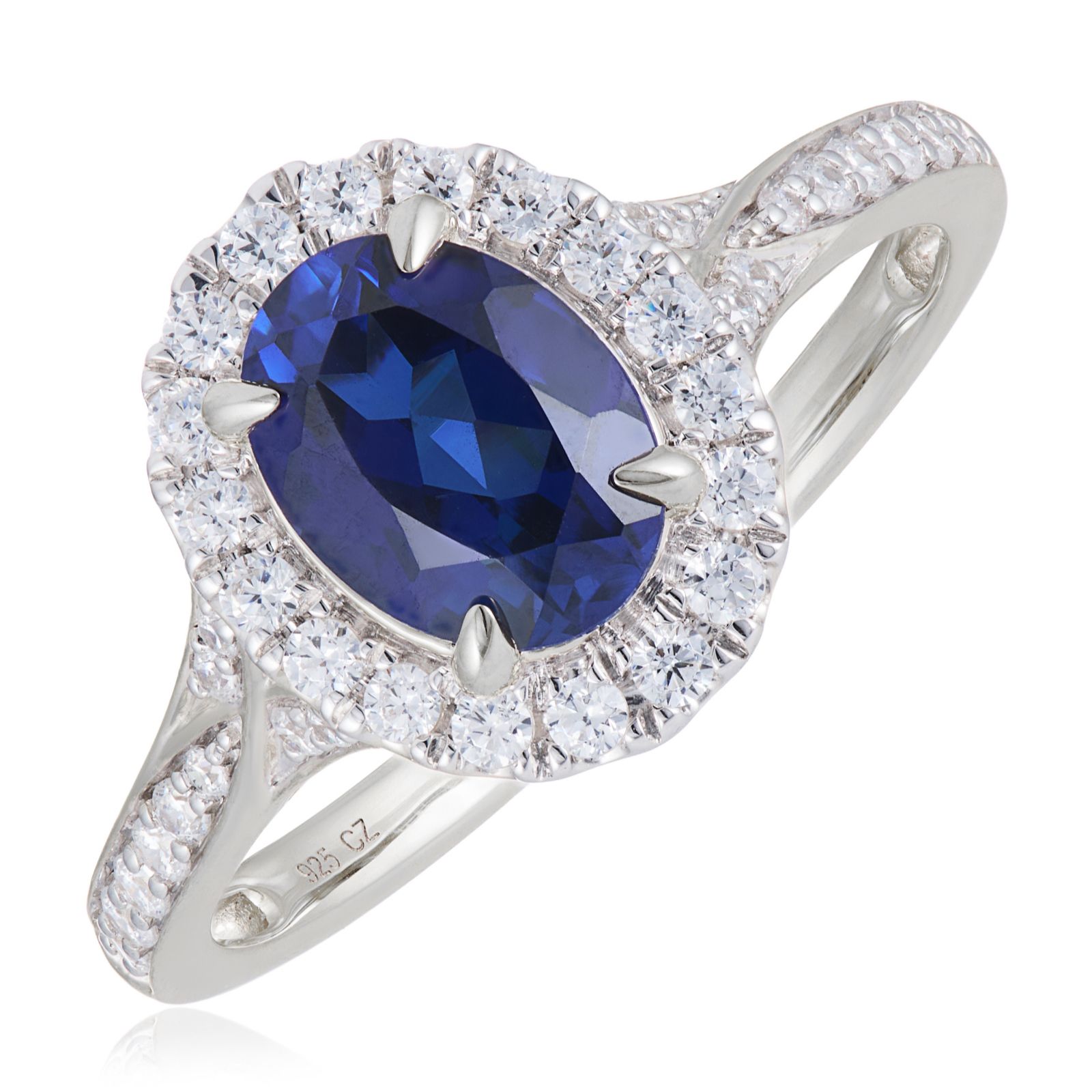 Fire Light Diamonds Sapphire & Diamond Ring 9ct Gold