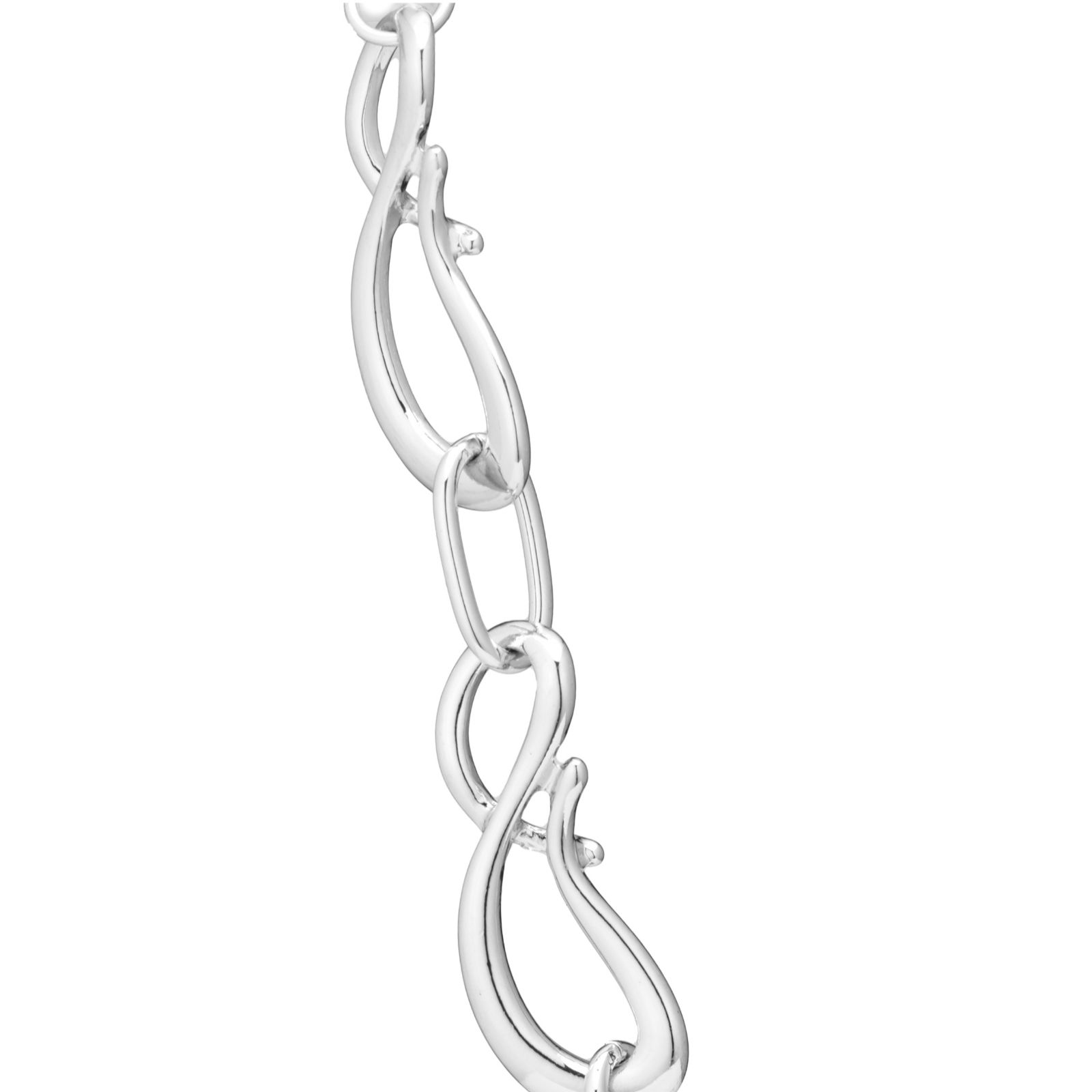 Malika Twist Statement Link Necklace