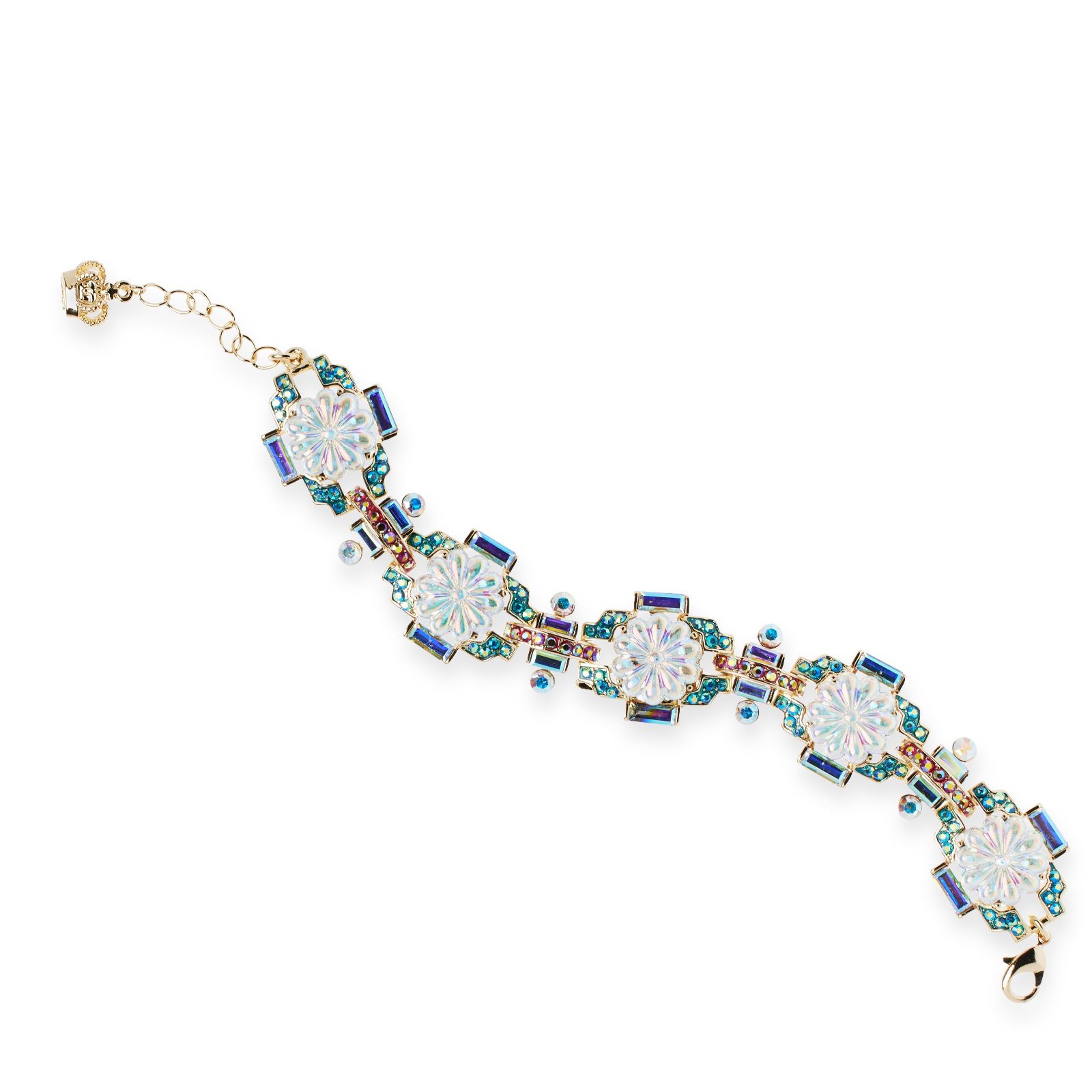 Butler & Wilson Art Deco Flower Bracelet