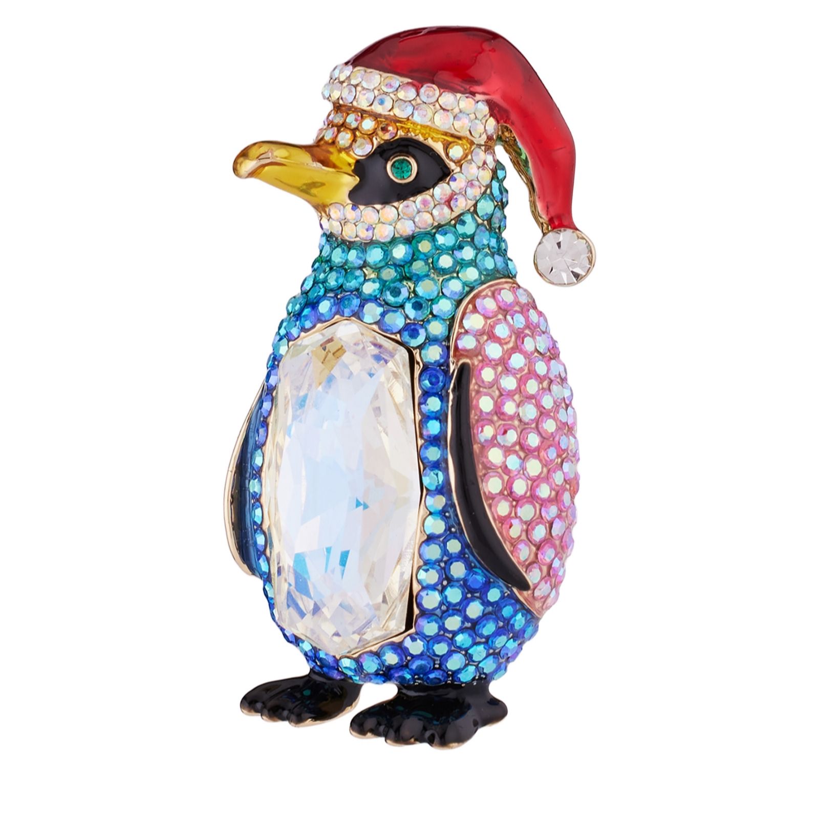 Butler & Wilson Christmas Penguin Brooch