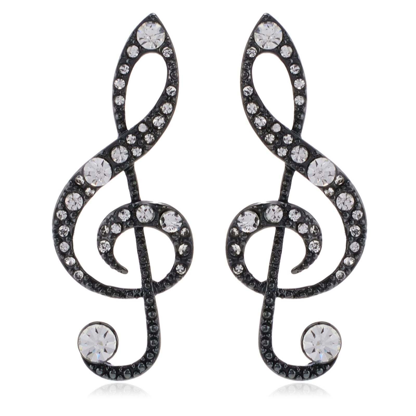 Butler & Wilson Music Note Earrings