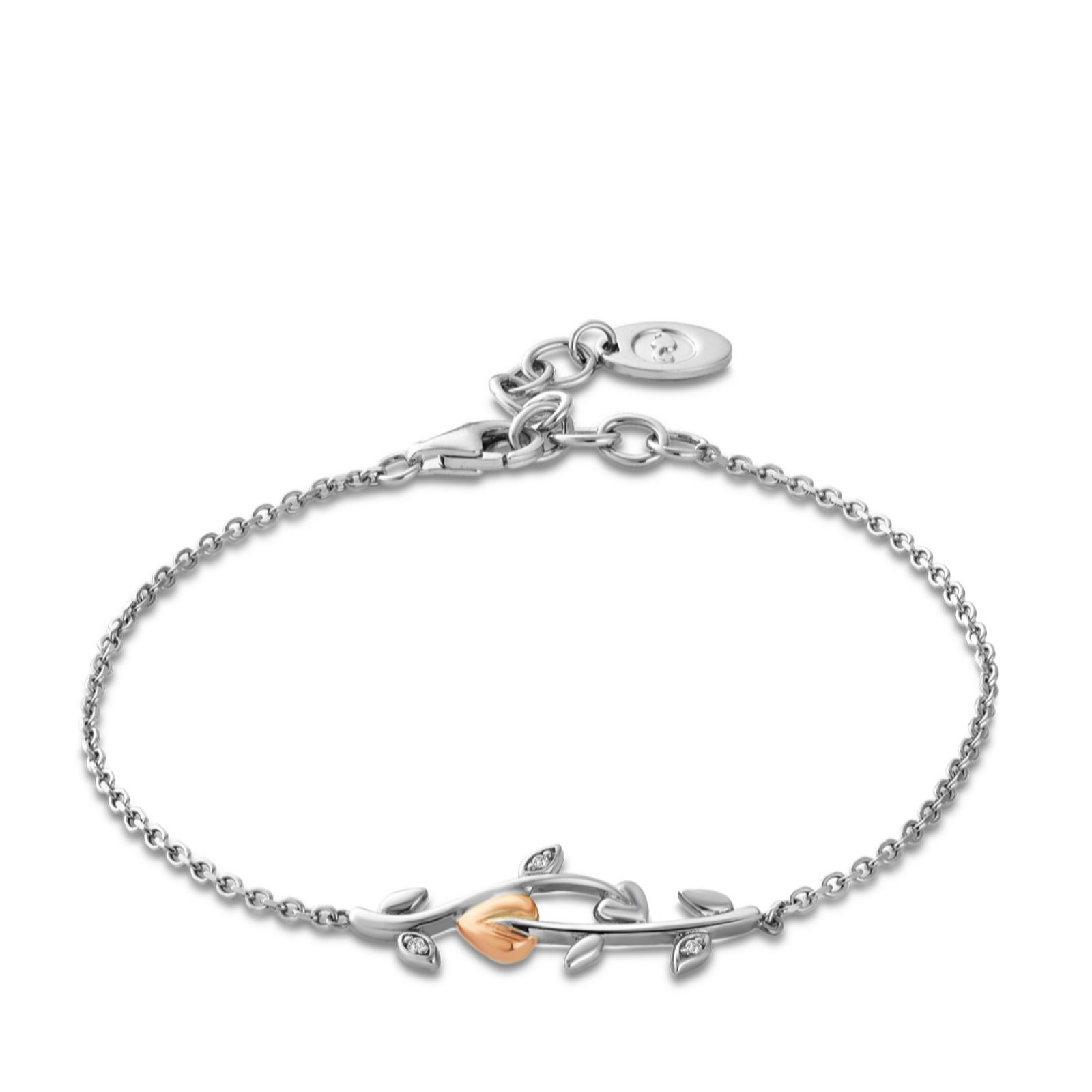 Clogau Tree of Life Sterling Silver Vine Bracelet with Topaz