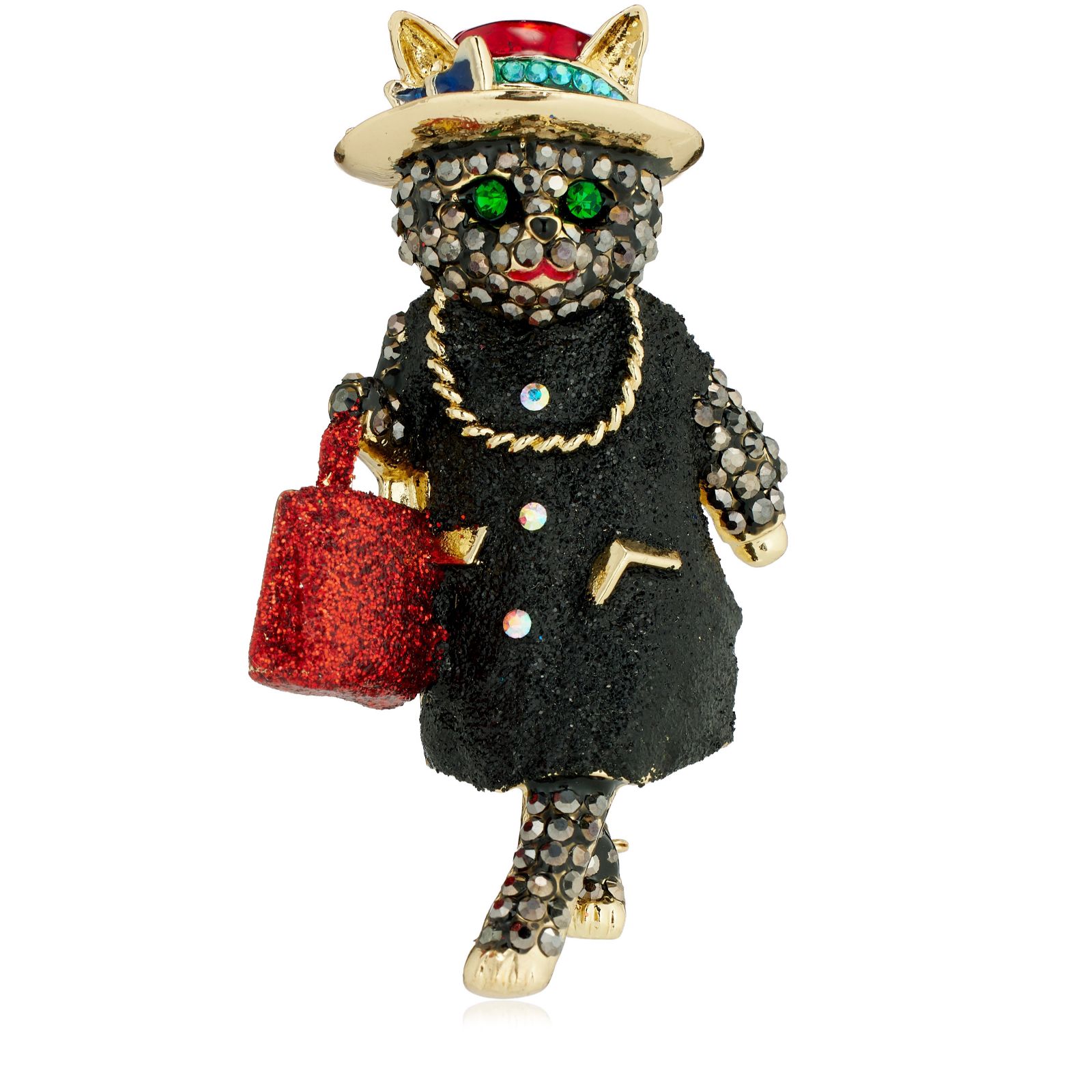 Butler & Wilson Little Lady Cat Brooch