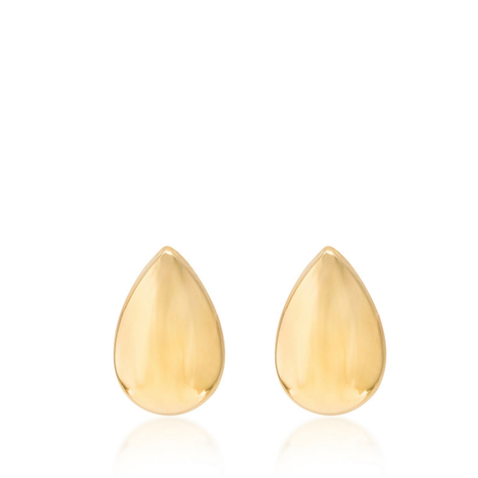GOLD 9ct Gold Mini Teardrop Stud Earrings