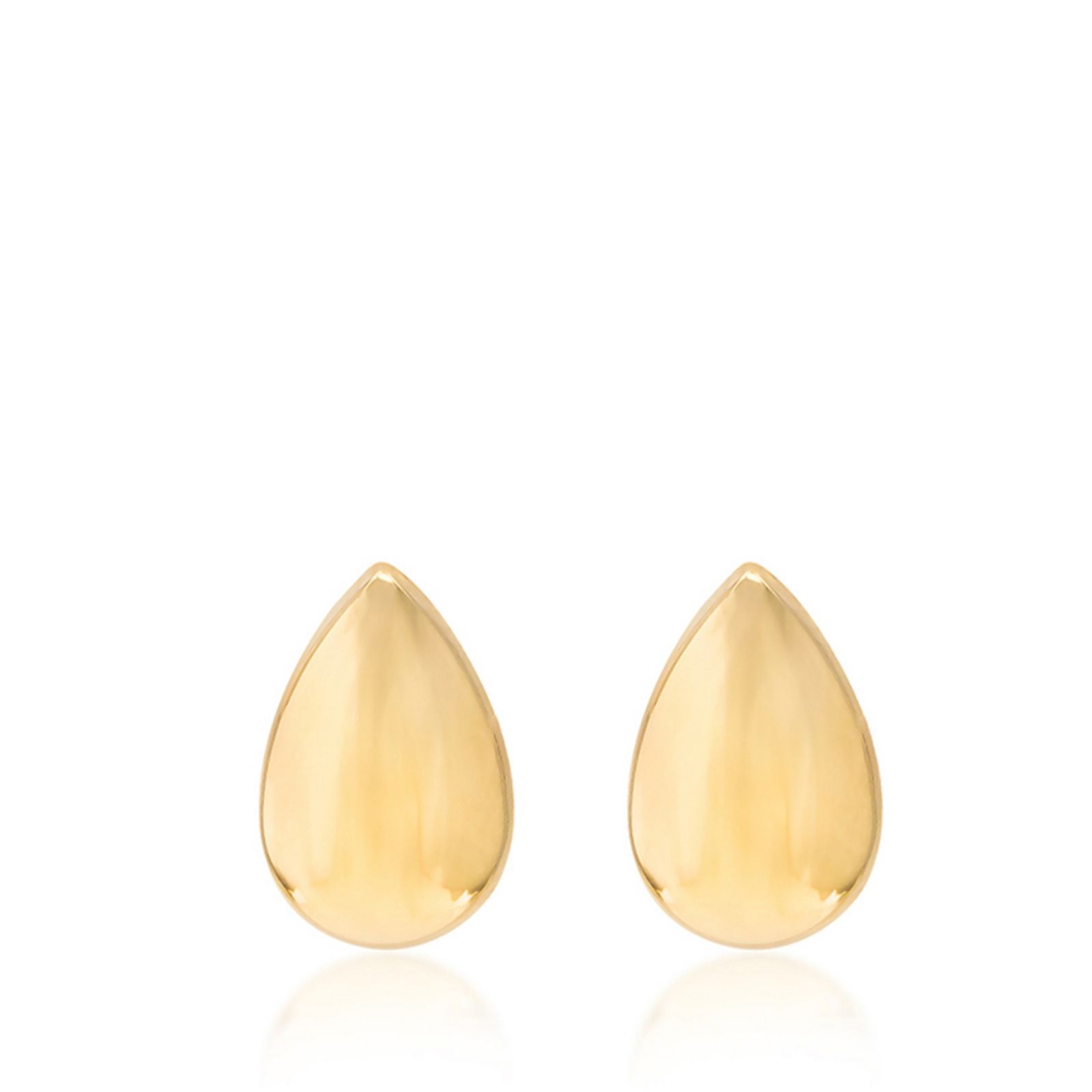 GOLD 9ct Gold Mini Teardrop Stud Earrings