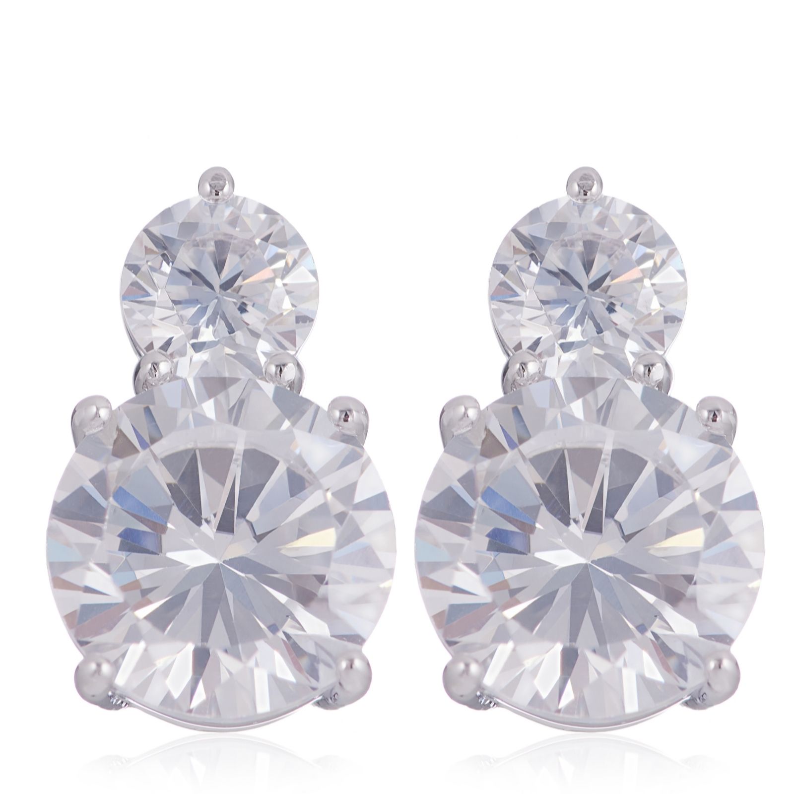 Diamonique 2.3ct tw Circle Pendant