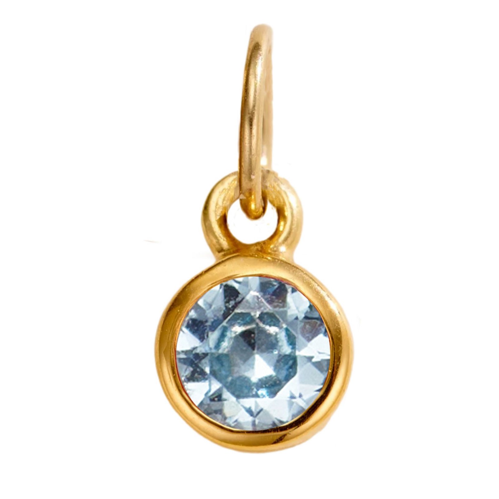 Posh Totty Designs Personalised Birthstone & Initial Charm Bracelet