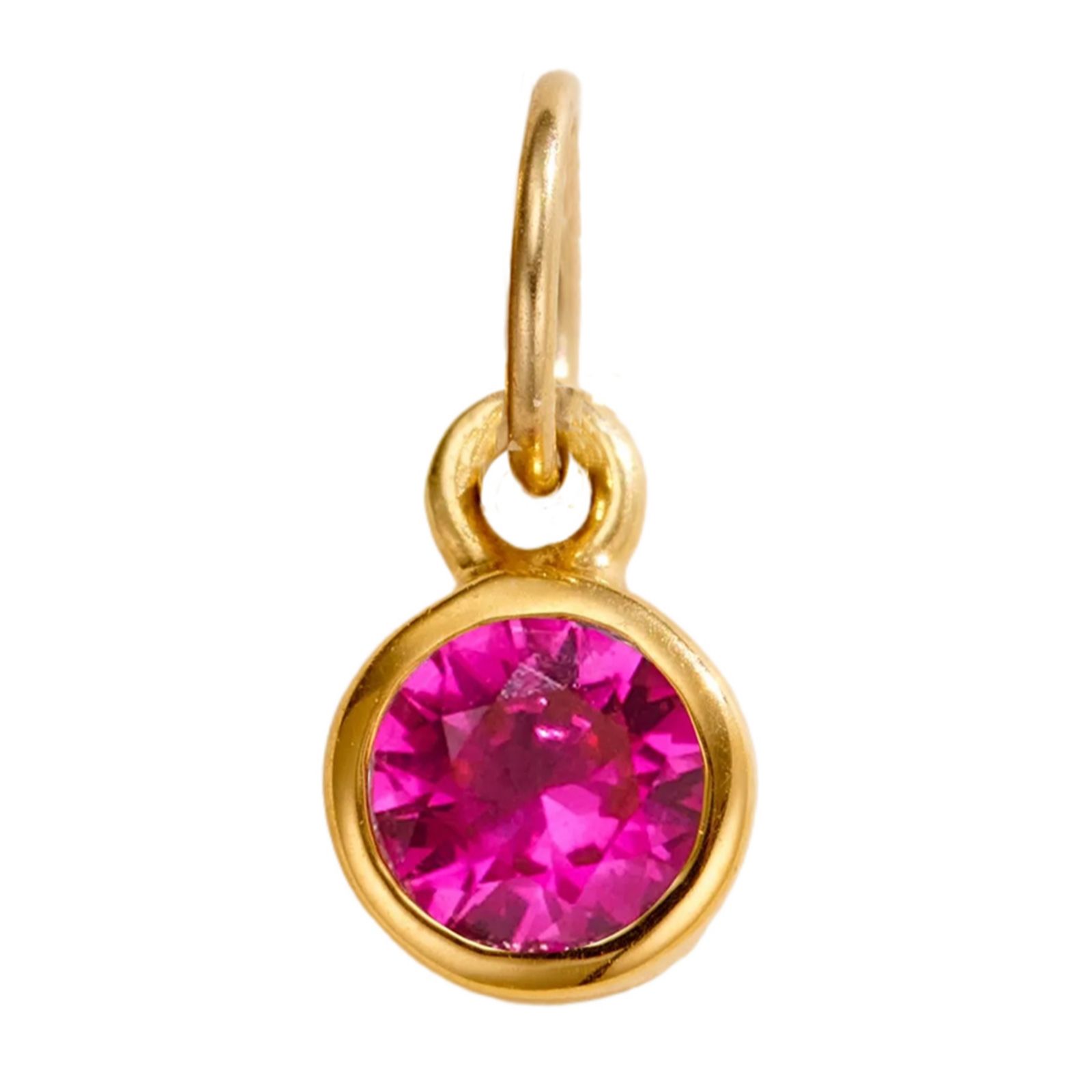 Posh Totty Designs Personalised Birthstone & Initial Charm Bracelet