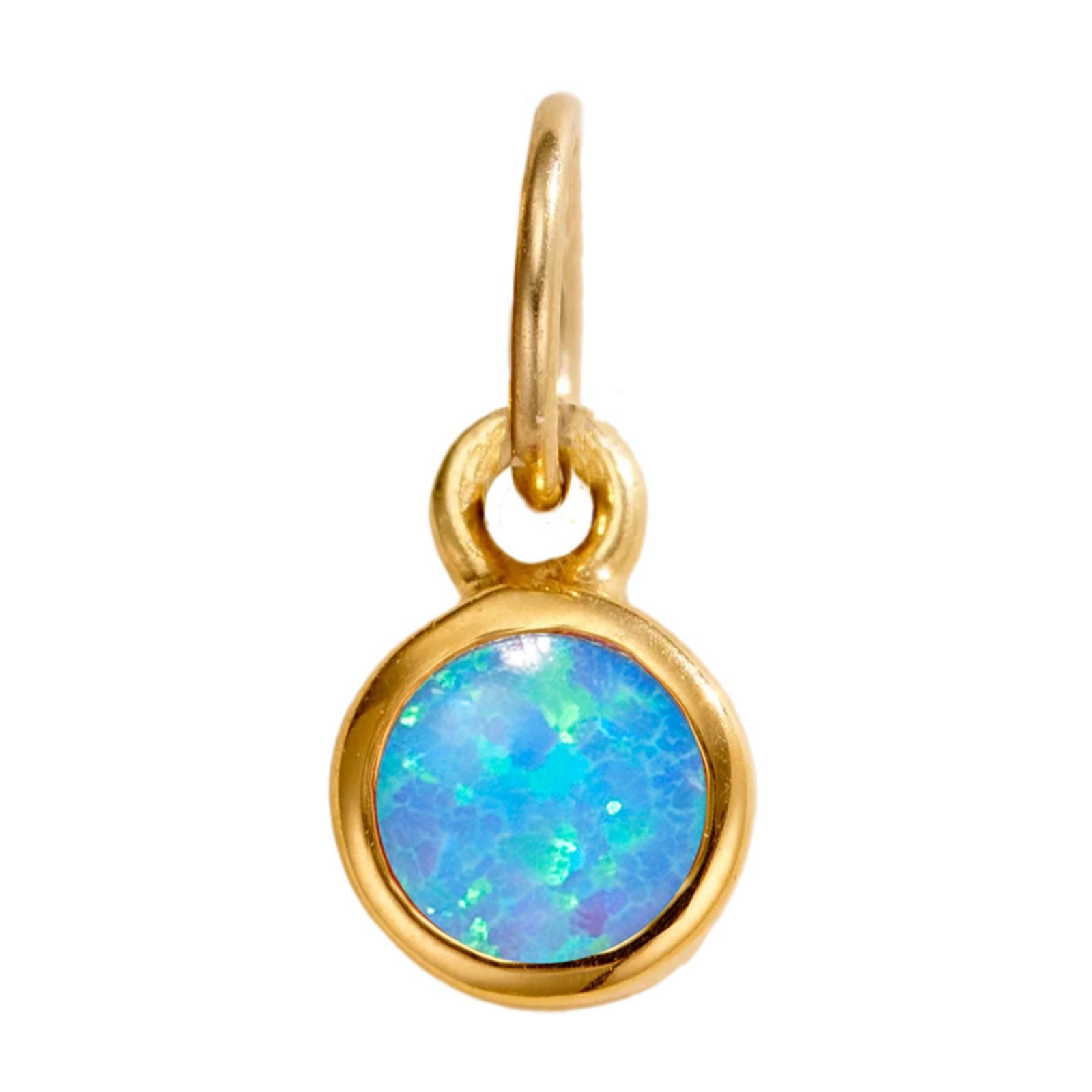 Posh Totty Designs Personalised Birthstone & Initial Charm Bracelet