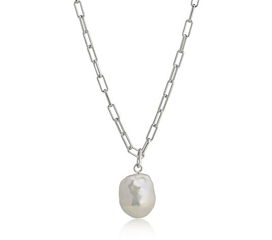 Lara Pearl Cultured Souffle Pearl 50cm Necklace Sterling Silver