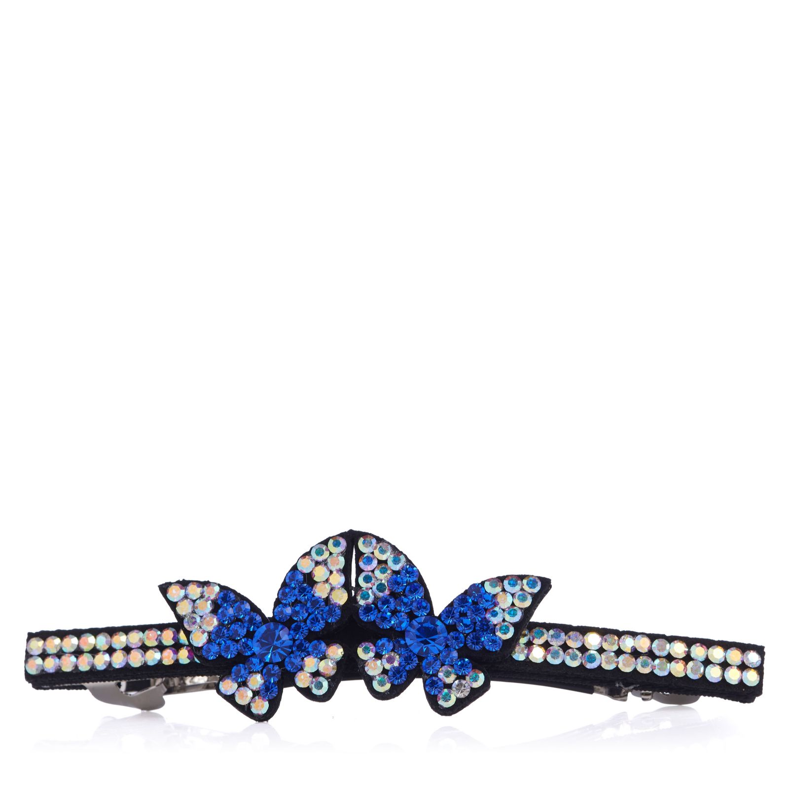 Butler & Wilson Double Butterfly Hair Clip