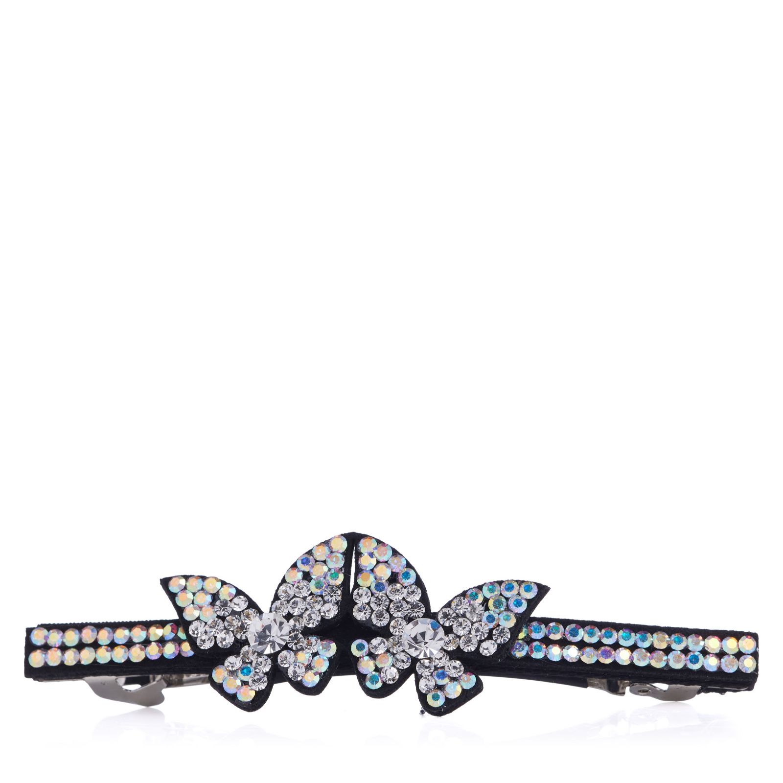 Butler & Wilson Double Butterfly Hair Clip