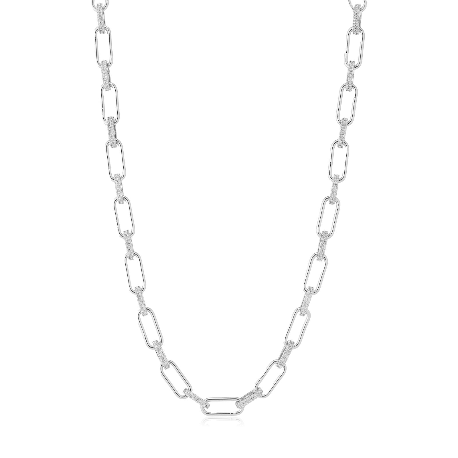 Butler & Wilson Crystal Chain Link Necklace