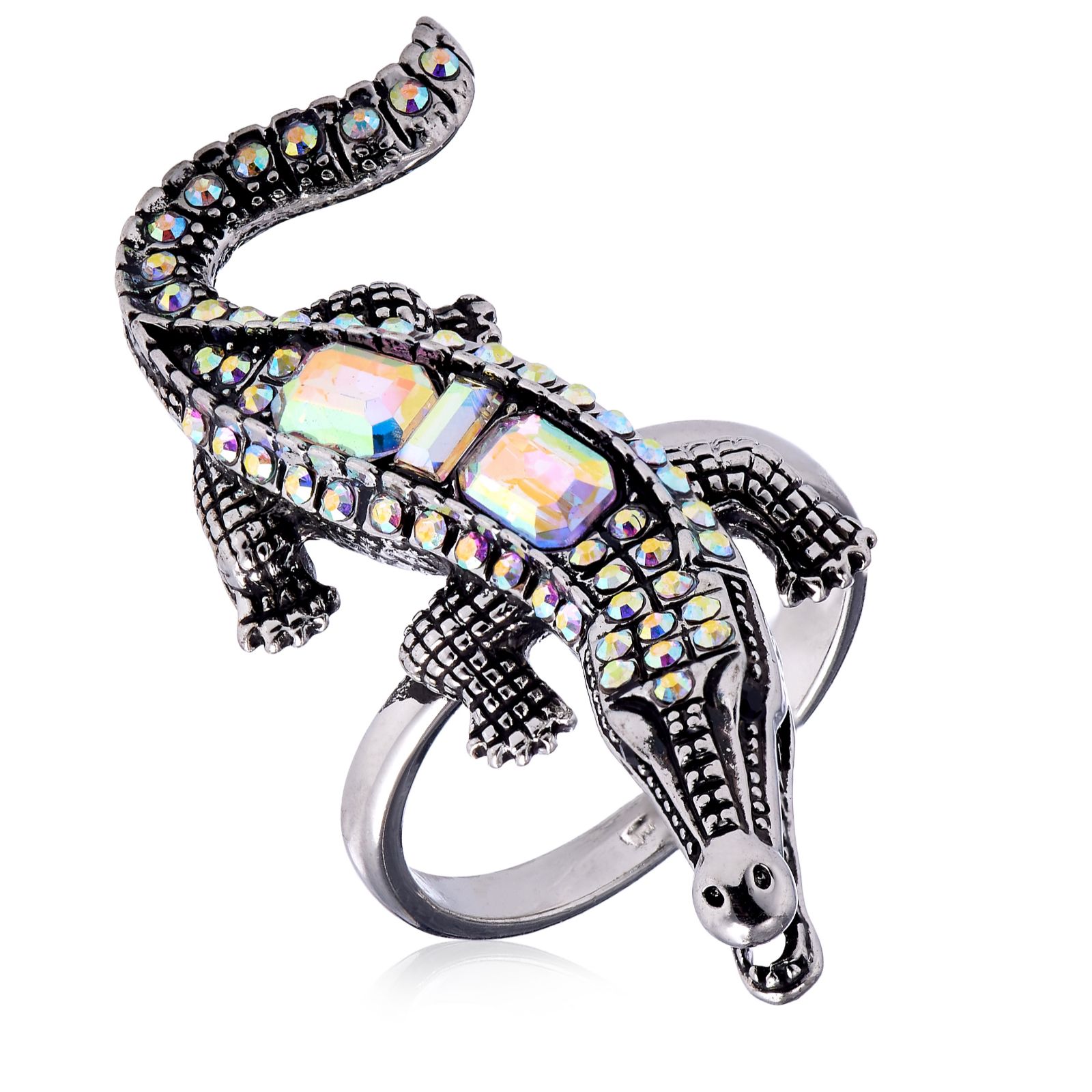 Butler & Wilson Adjustable Crocodile Ring