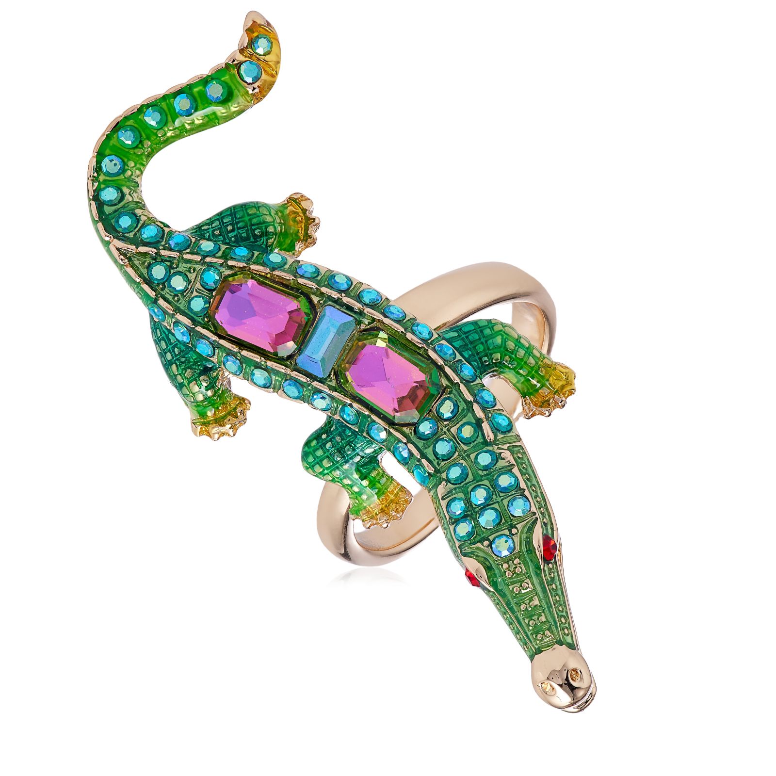 Butler & Wilson Adjustable Crocodile Ring