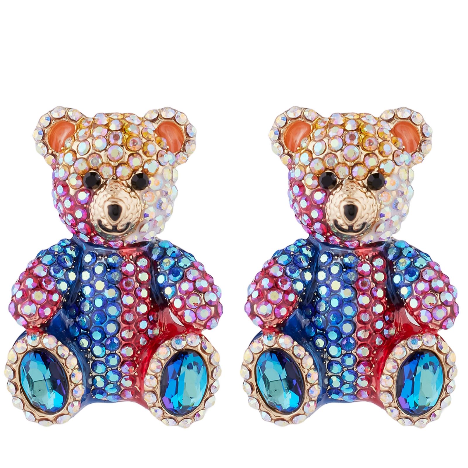 Butler & Wilson Teddy Bear Earrings