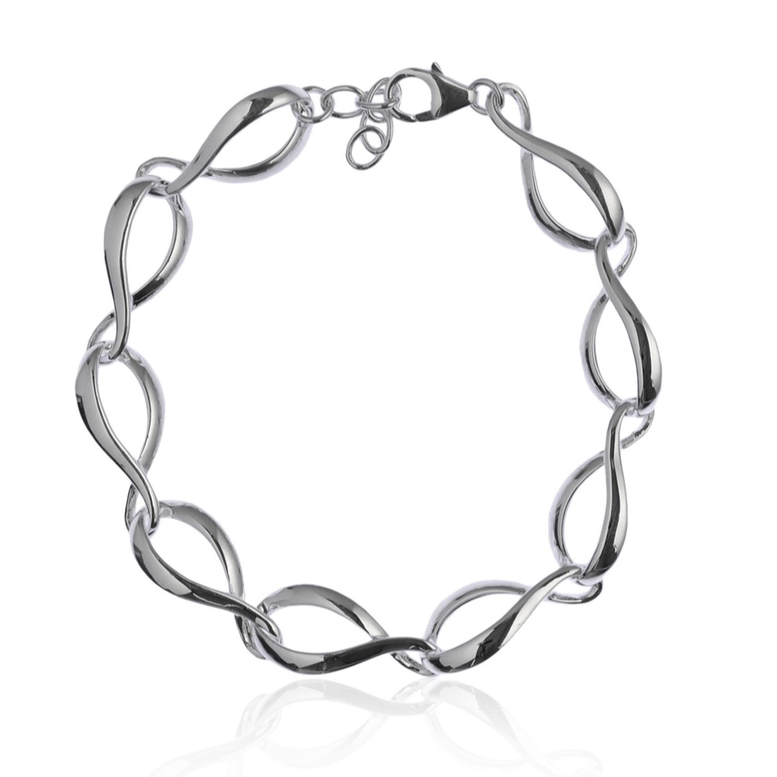 Nina B Ripple Bracelet Sterling Silver