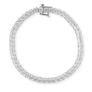 Fire Light 10ct Lab Grown Diamond Oval Tennis Bracelet 9ct Gold