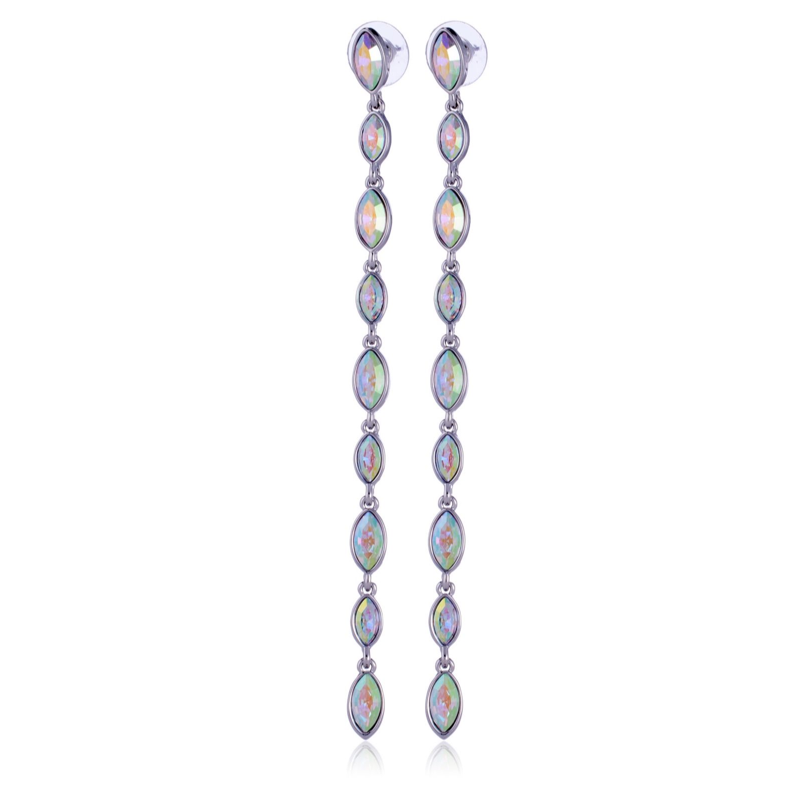 Butler & Wilson Multi Crystal Drop Earrings