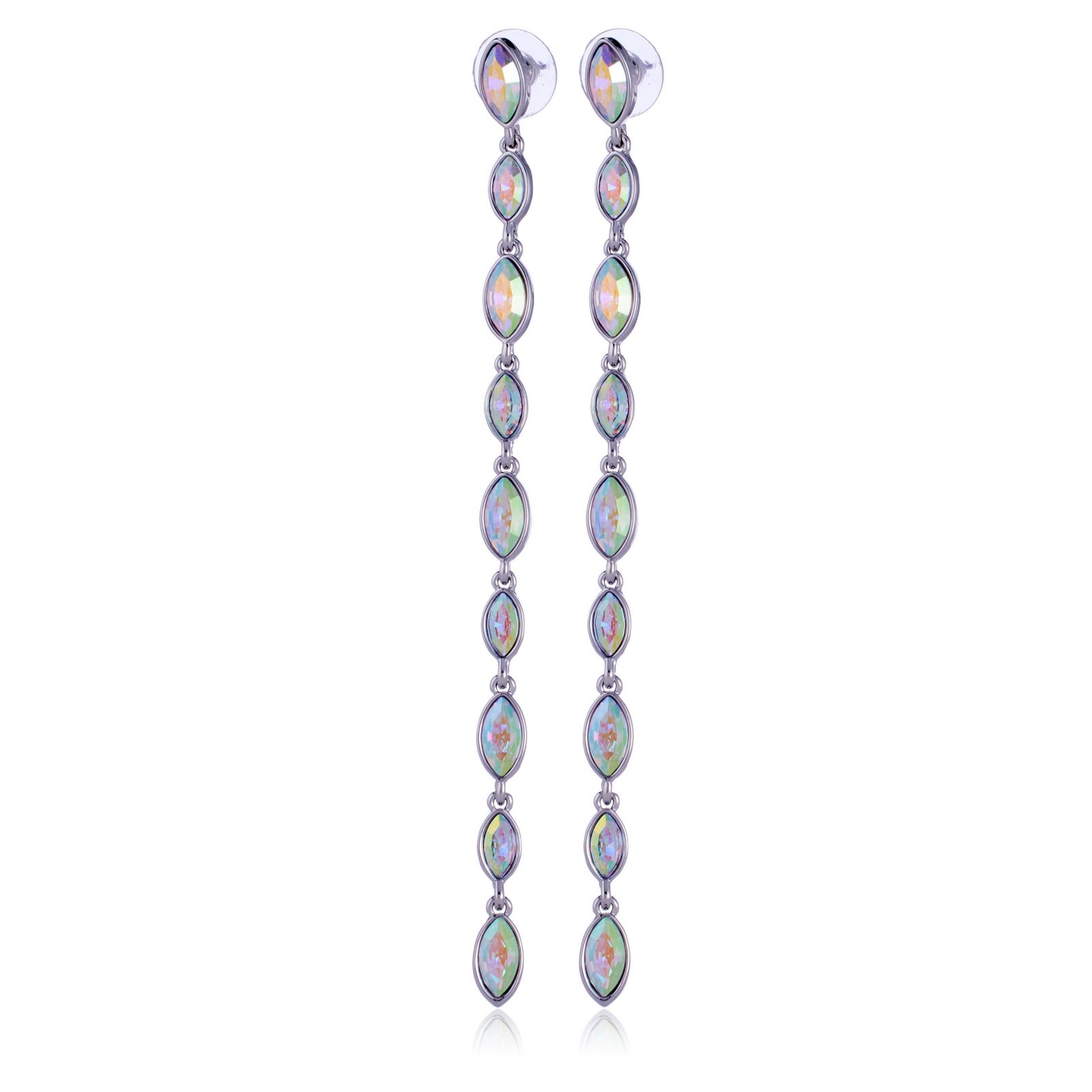 Butler & Wilson Multi Crystal Drop Earrings