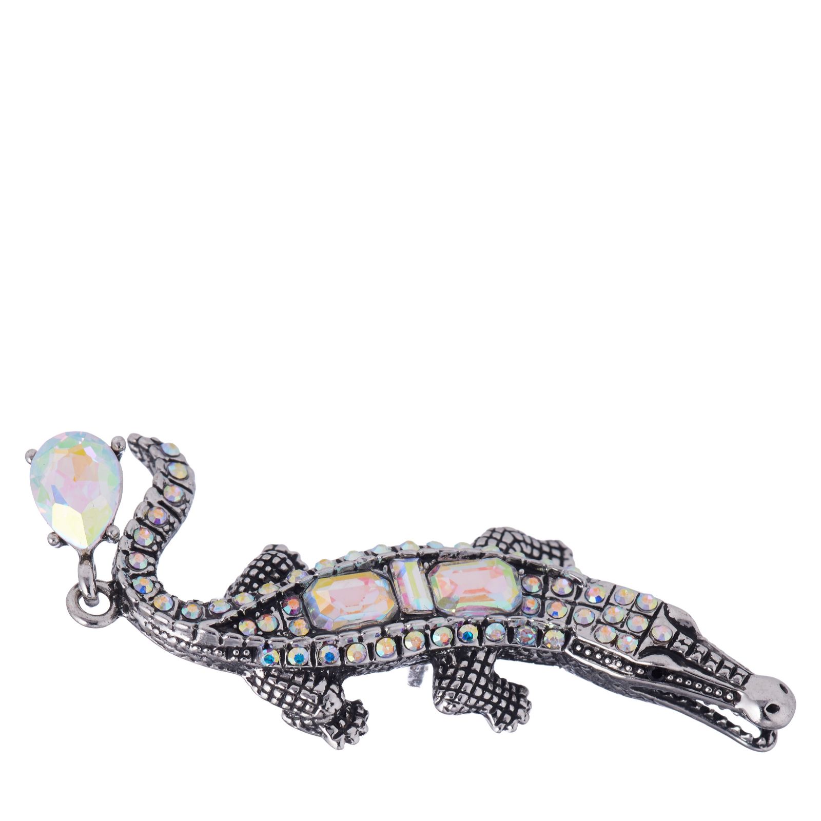 Butler & Wilson Crocodile Clutch Pin