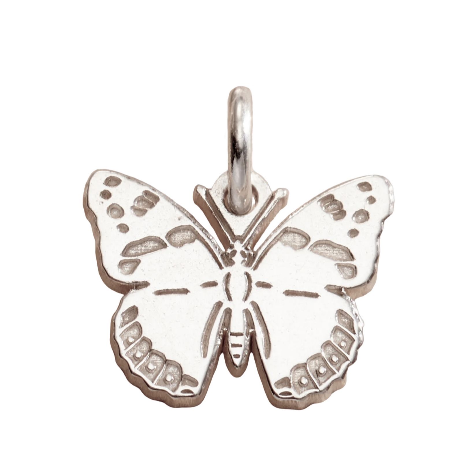 Posh Totty Designs Dinky Charm Bracelet with 2 Charms Sterling Silver