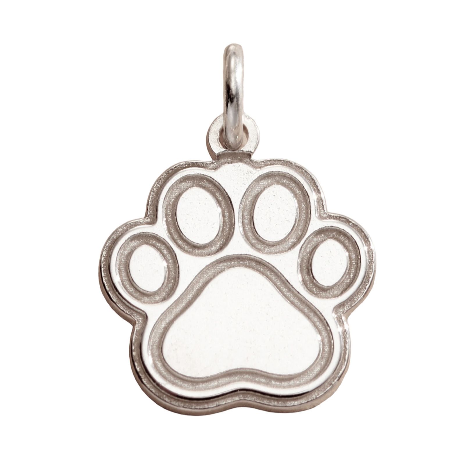 Posh Totty Designs Dinky Charm Bracelet with 2 Charms Sterling Silver