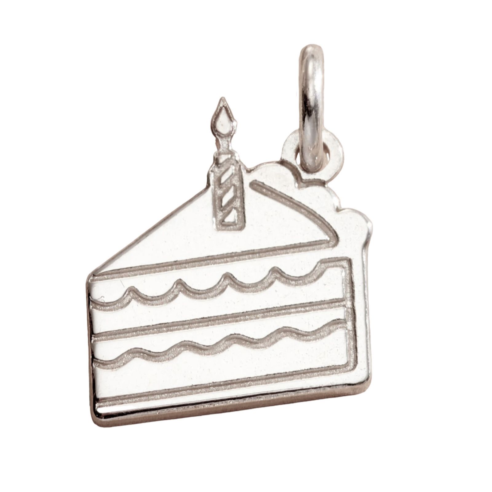 Posh Totty Designs Dinky Charm Bracelet with 2 Charms Sterling Silver