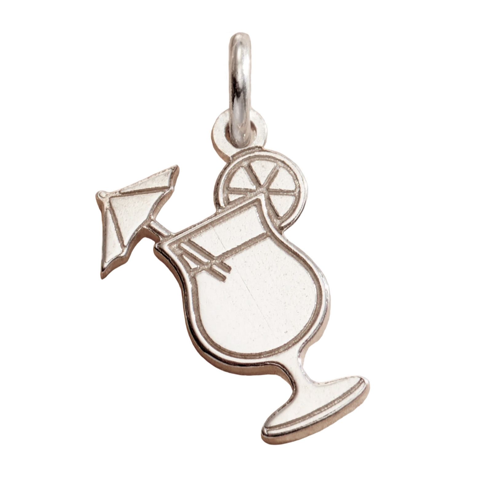 Posh Totty Designs Dinky Charm Bracelet with 2 Charms Sterling Silver