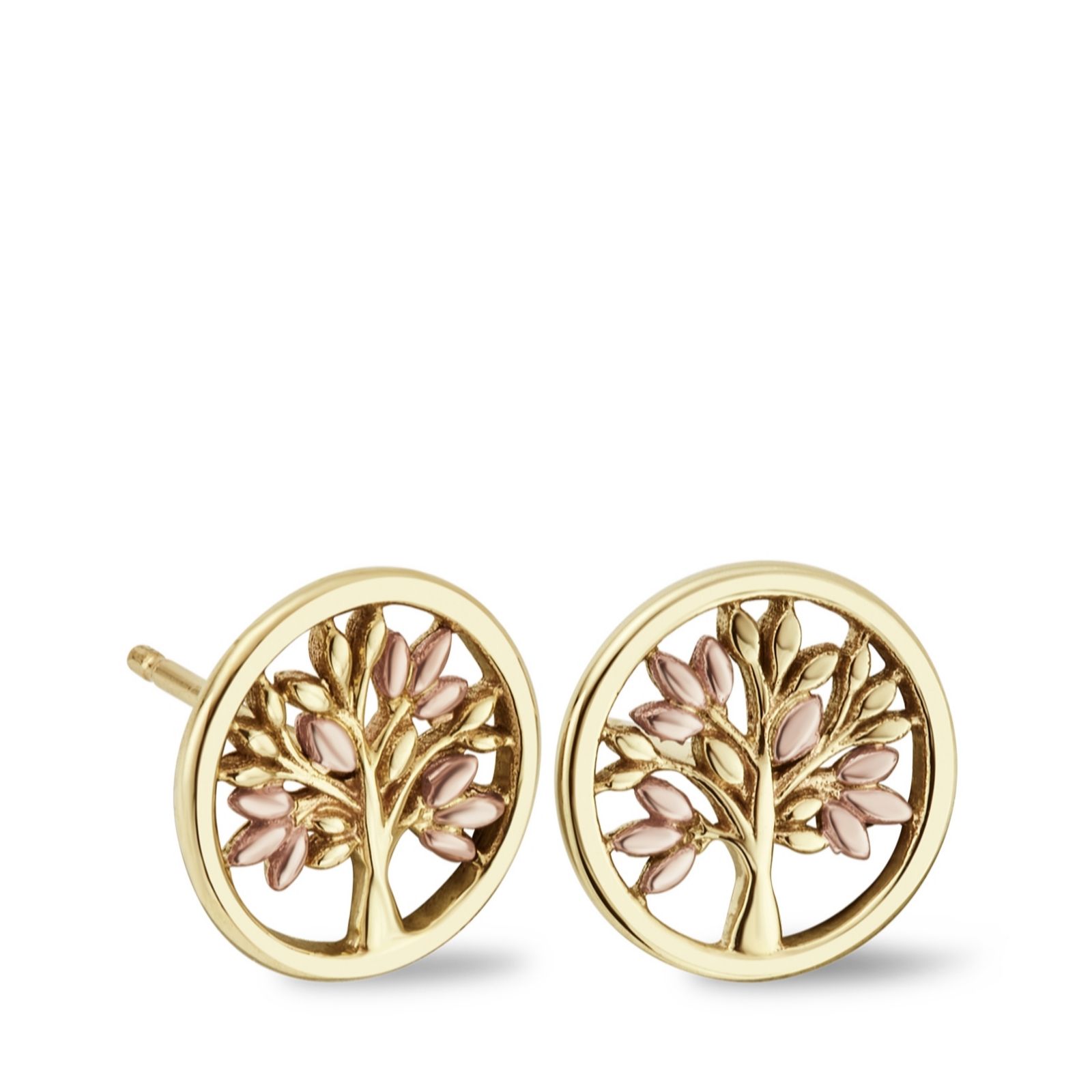 Clogau Tree of Life 9ct Solid Gold Stud Earrings
