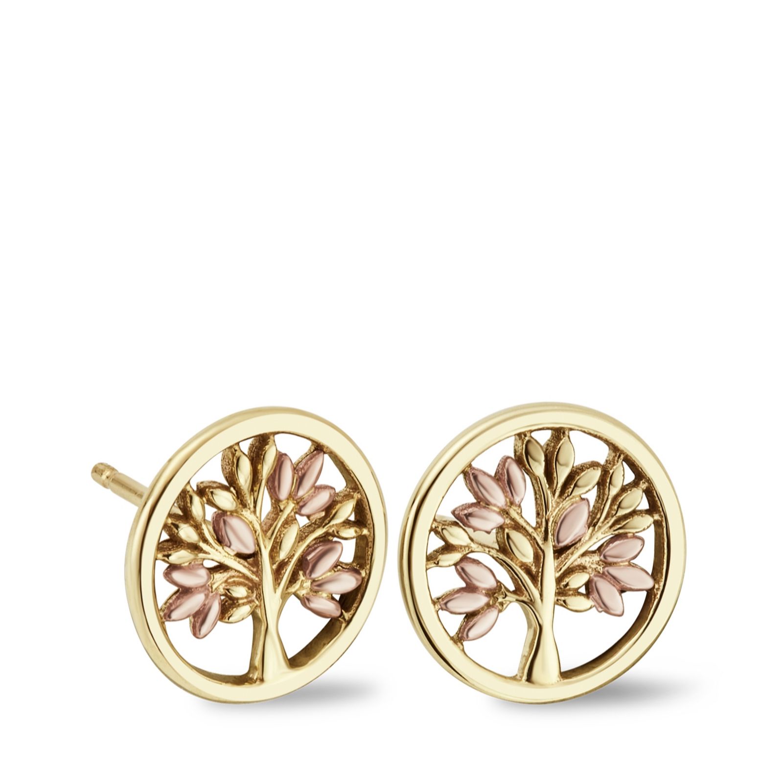 Clogau Tree of Life 9ct Solid Gold Stud Earrings