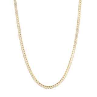 Fire Light 20ct Lab Grown Diamond Oval Tennis Necklace 9ct Gold
