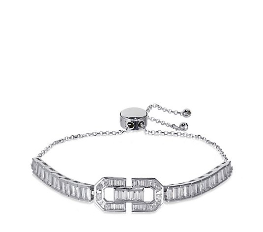 Diamonique Vintage Style 4.1ct tw Friendship Bracelet