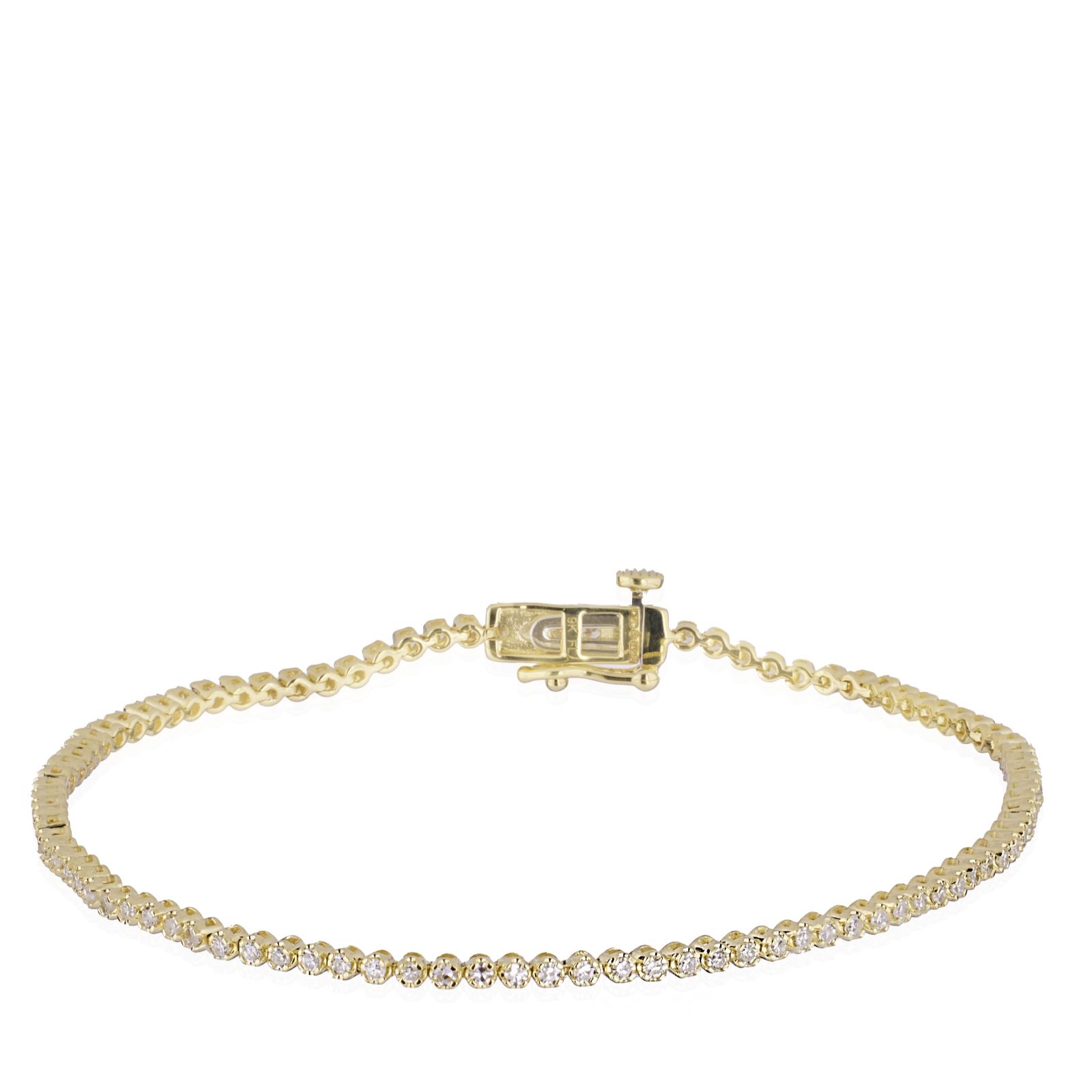 Fire Light 1ct Lab Grown Diamond Tennis Bracelet 9ct Gold