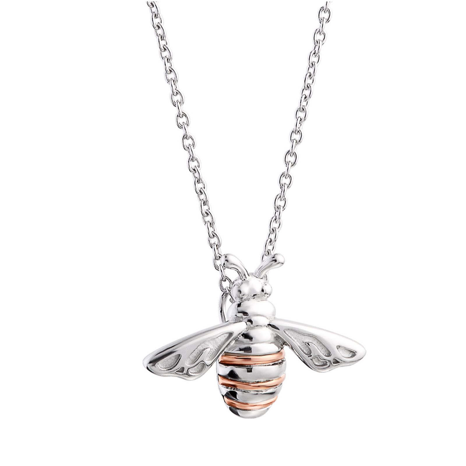 Clogau Nature's Wonder Sterling Silver Honey Bee Pendant