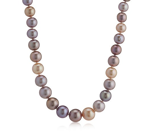 Lara Pearl Ming Pearl Strand 45cm Necklace Sterling Silver