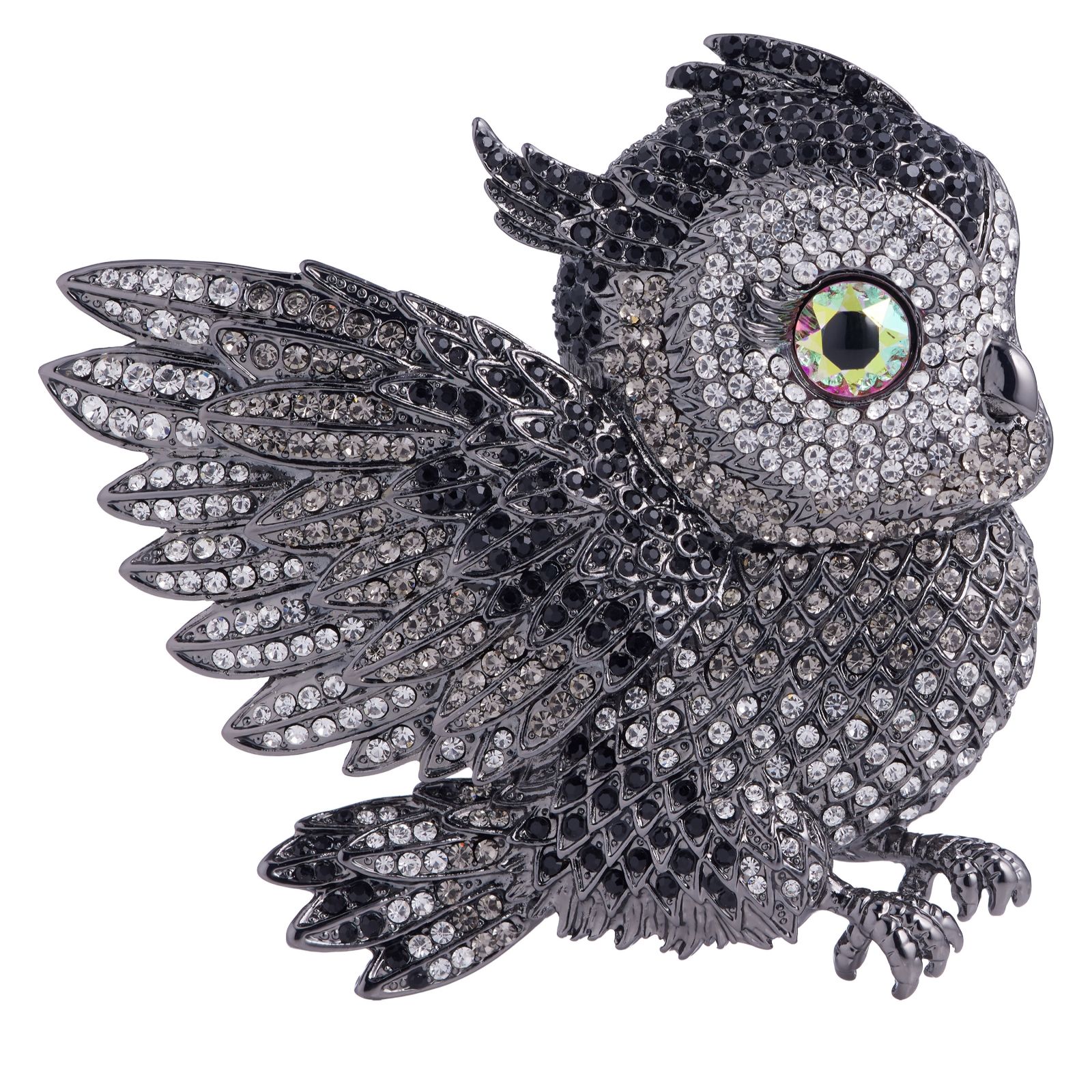Butler & Wilson Flying Owl Brooch