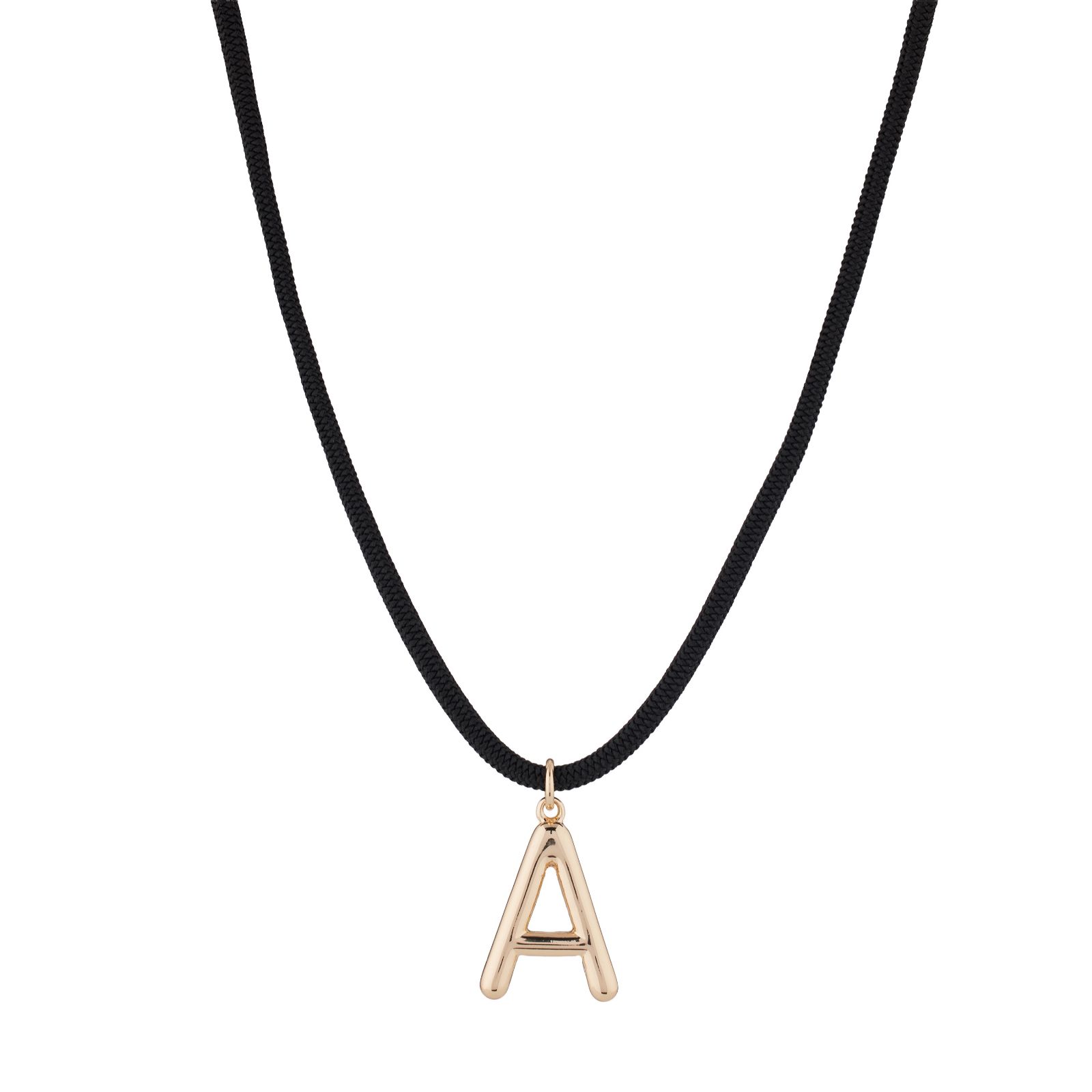 Malika Initial Cord Necklace