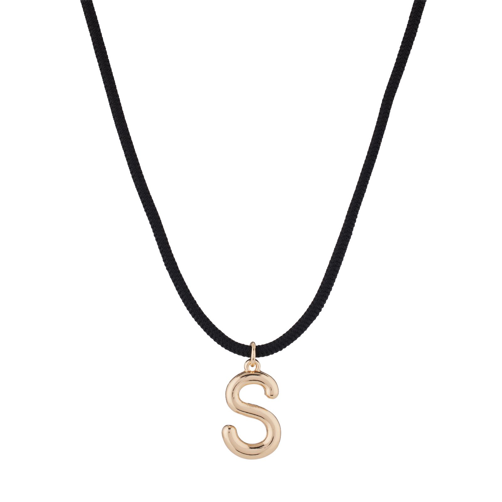 Malika Initial Cord Necklace