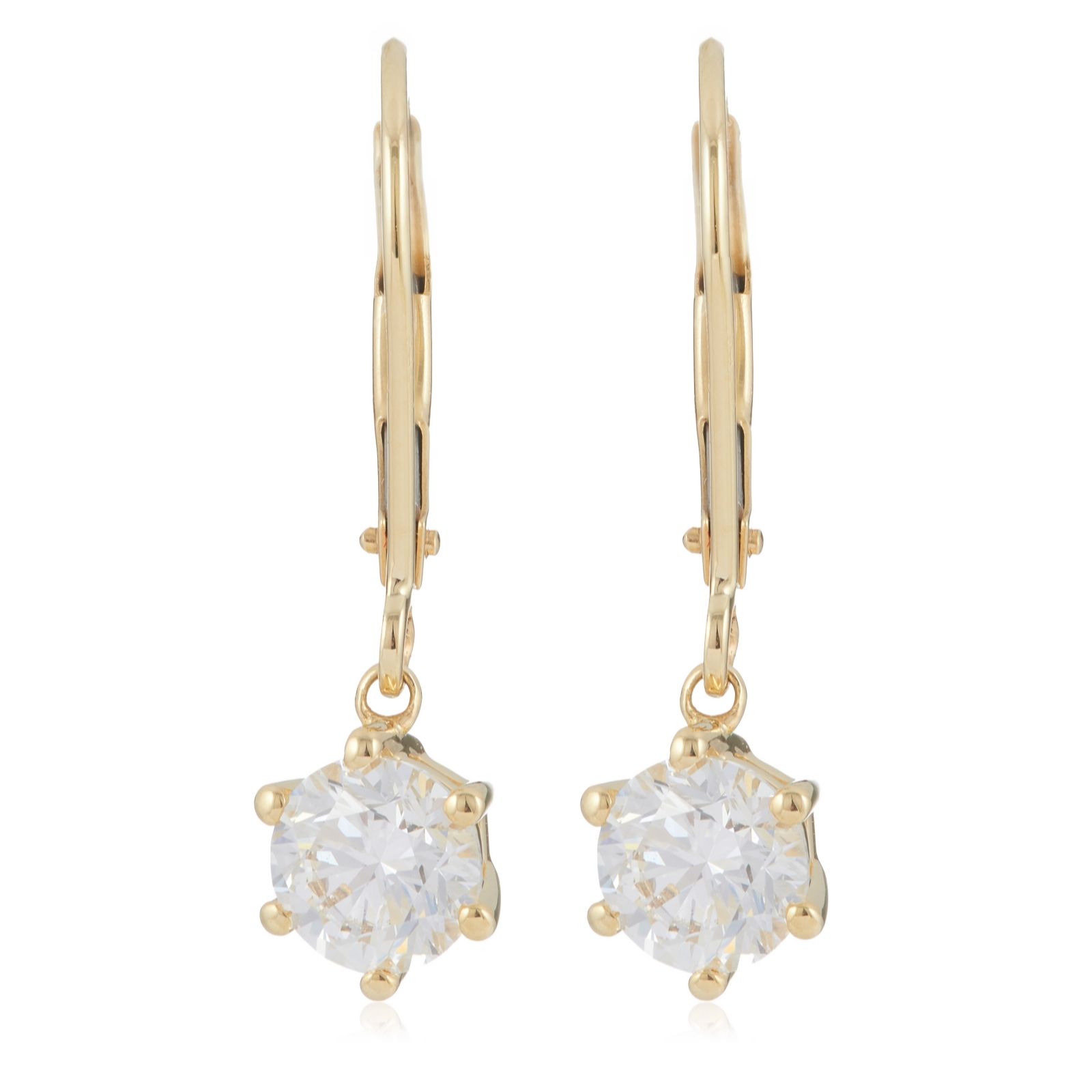 Firelight 1.5ct Lab Grown Diamond Leverback Earrings 9ct Gold