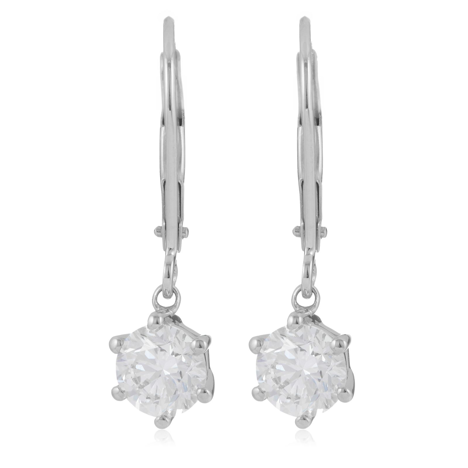 Firelight 1.5ct Lab Grown Diamond Leverback Earrings 9ct Gold