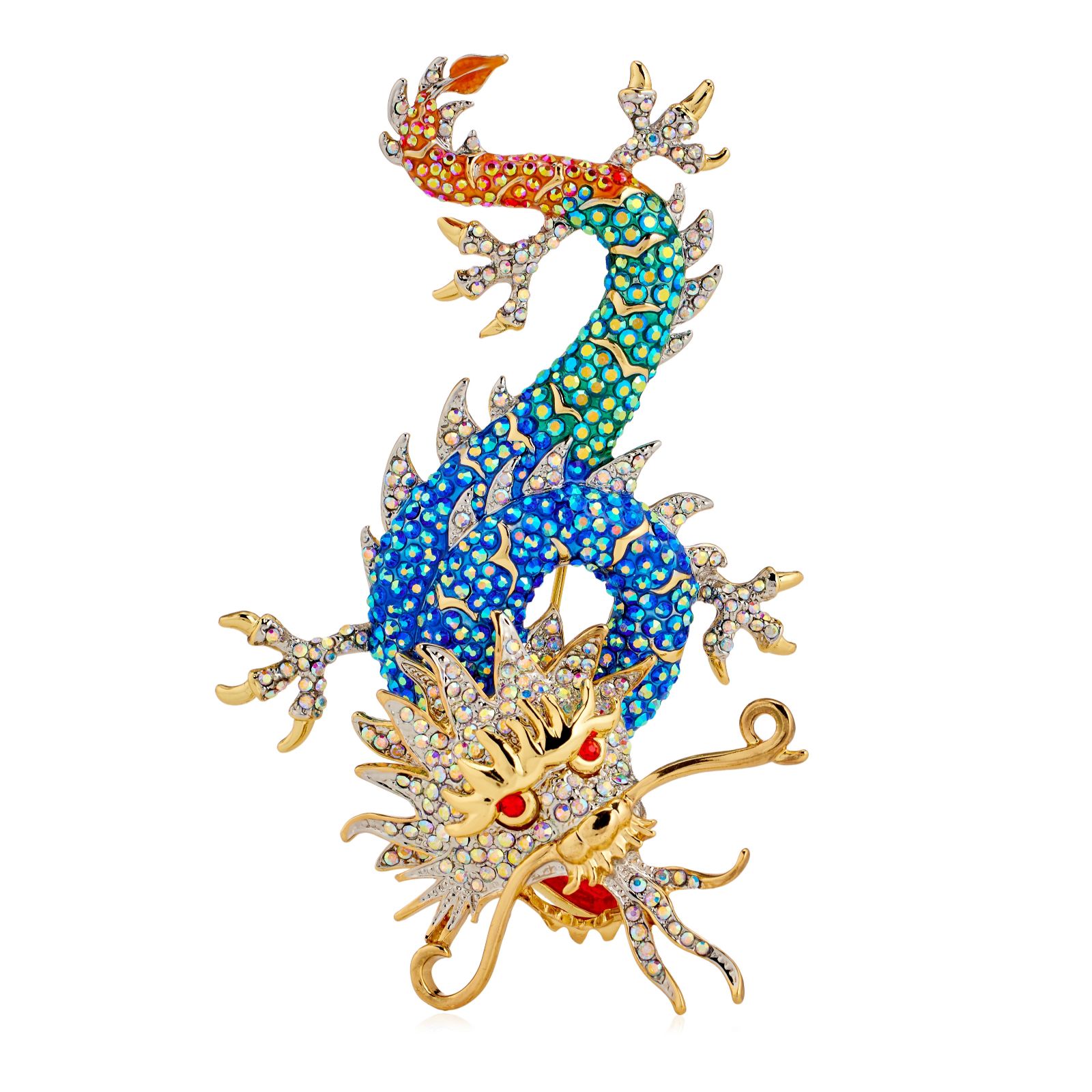 Butler & Wilson Majestic Chinese Dragon Brooch