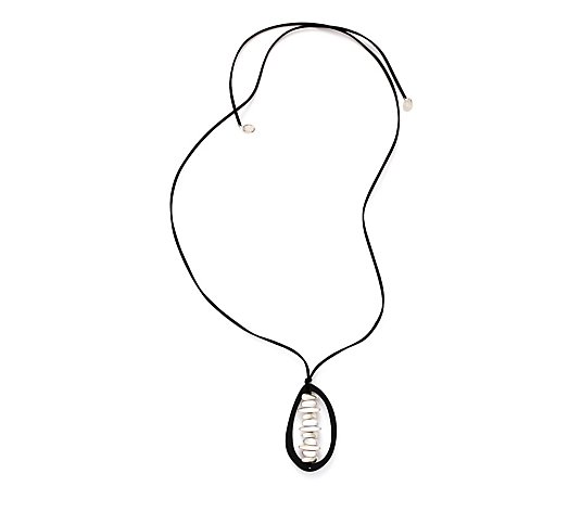 Outlet MarlaWynne Negative Space Stacked Bead Pendant Necklace