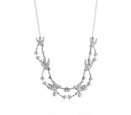 Butler & Wilson Crystal Swallow Necklace