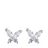 Diamonique 0.58ct tw Marquise Stud Earrings Sterling Silver