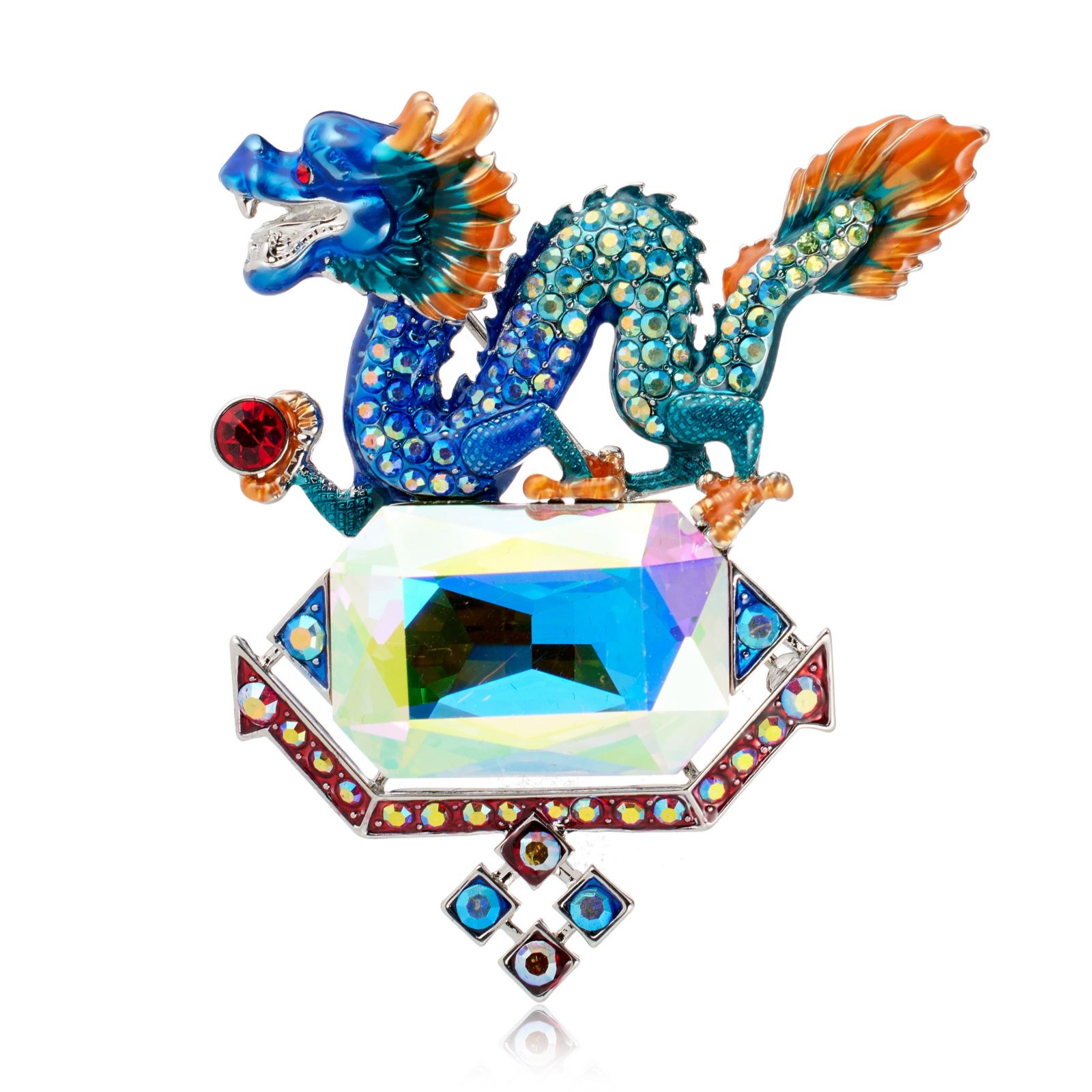 Butler & Wilson Chinese Dragon Brooch