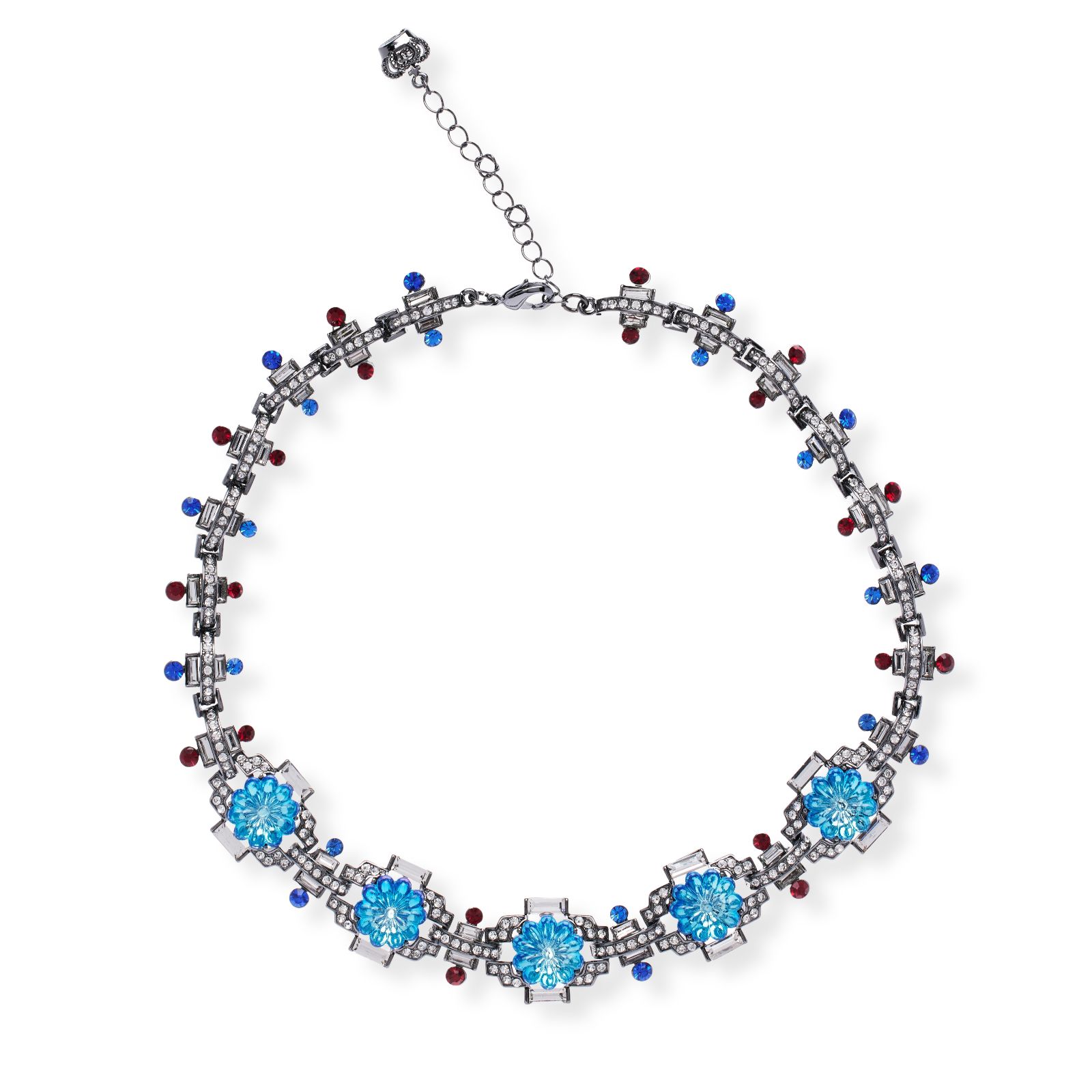 Butler & Wilson Art Deco Flower Necklace