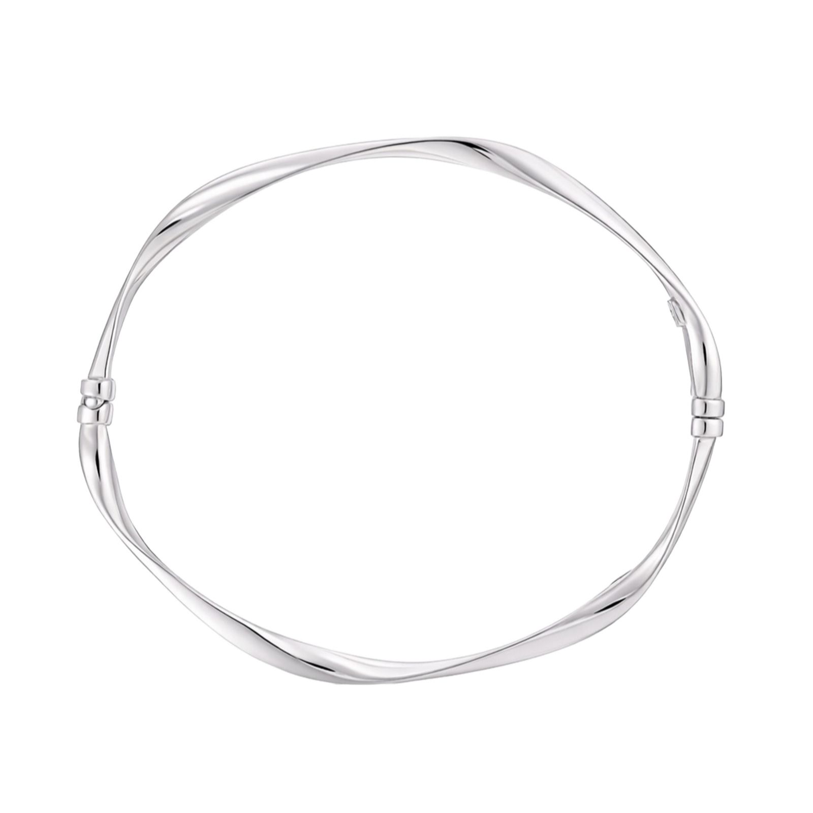 GOLD 9ct Gold Wave Bangle